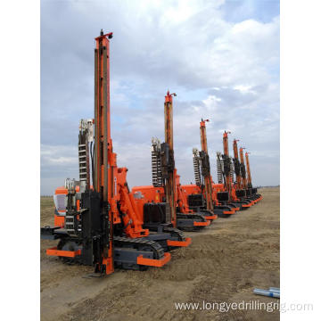 Rubber Crawler Solar Pile Driver Screw Pile Machine